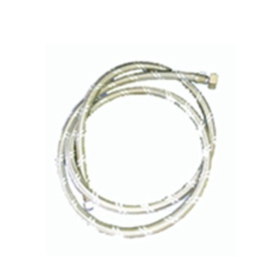 10.1019.15: Tuyau en caoutchouc avec gaine en acier inoxydable - 2m -¾"BI-¾"BI (Bomax unité de dosage) - 1