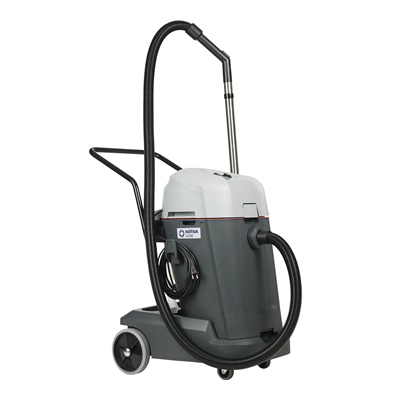 107405162: Aspirateur eau et poussières Nilfisk VL500 55-2 EDF avec filtre à mailles, filtre sec à cartouche et Ergo Trolley