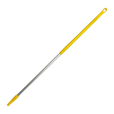 123370Y: Manche ergonomique en aluminium avec filet - 150 cm - JAUNE