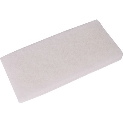 130503: Tampon à récurer Doodle Bug - 25 x 10 x 2,5 cm - BLANC