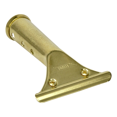 1324: poignée en cuivre pour raclette vitres Ettore