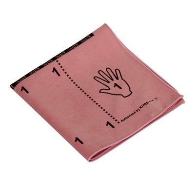 1334BL-P: Lavette microfibres Greenspeed Topswipe avec impression de la technique de pliage - 40 x 40 cm - ROU