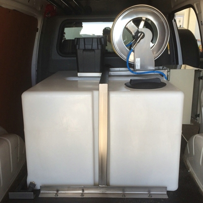 550365: Système osmose Telewash 500 L dans remorque Anssems 750 kg.
