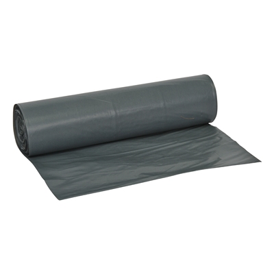 625160: Sac BD - 60 x 80 cm - T55 - 60 l - GRIS - rouleau 25 pièces