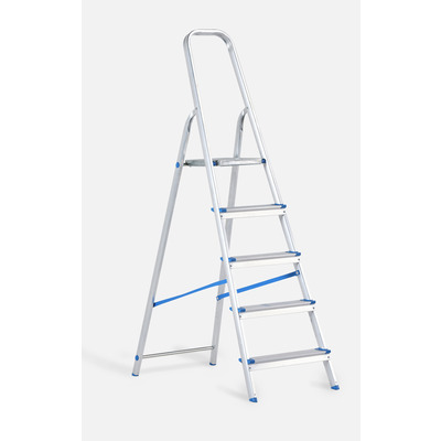 666304: Escabeau ménager Excelsior 4 + 1 marches - 103 cm - 5 kg