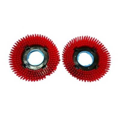 444595: Set de deux brosses Nylon rouges dures pour I-Mop XL