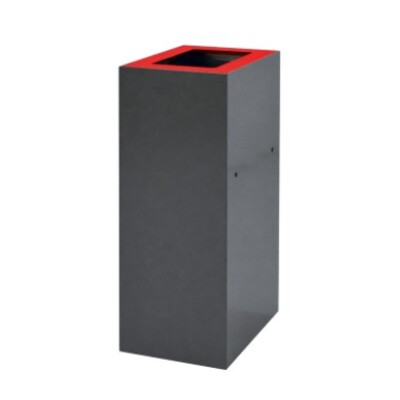 625160: Bomabin Select Modus - 60 l - GRIS - couvercle ROUGE