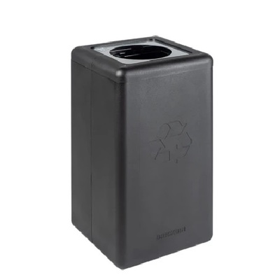 625700: Bomabin Select Brick - 65 l - NOIR - couvercle GRIS