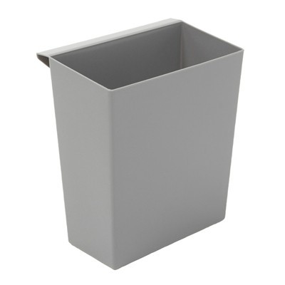 750212: Bac pour corbeille à papier carrée - GRIS