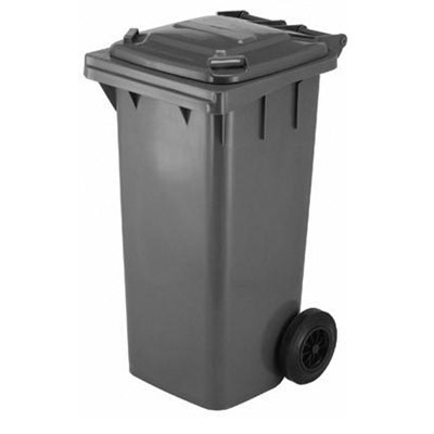 750264: Conteneur mini avec 2 roues - 240 l - GRIS