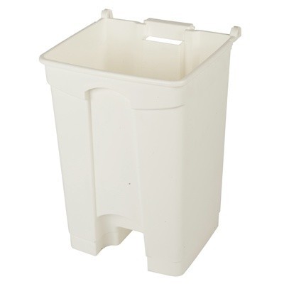 625700: Bomabin Select Pedal Classic - 45 l - BLANC - sans couvercle