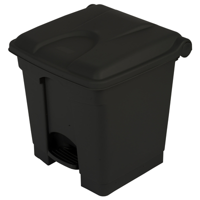 755418: Bomabin Select Pedal - 30 l - NOIR - couvercle NOIR