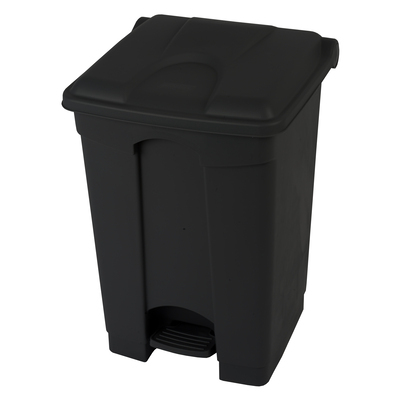755428: Bomabin Select Pedal - 45 l - NOIR - couvercle NOIR