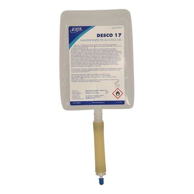 774835: Absynth gel désinfectant pour les mains - 800 ml (pour distributeur bag-in-box) - Temporairement avec label Desco17 (BE: BE-REG-00756, NL: 15074 N)
