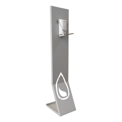 777934: Station d"hygiène des mains Tosca 2 - colonne + distributeur rechargable avec opération au coude - 1000 ml