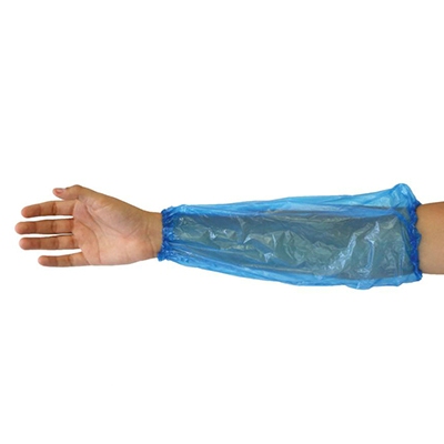 779640: Protège bras - 20 µm - BLEU - 100 pièces