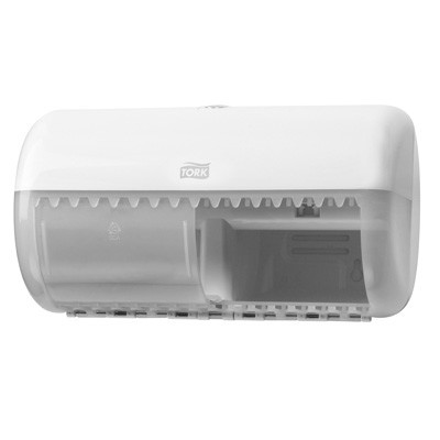 779964: Distributeur Tork Toilet Paper Roll Twin - BLANC - 557000