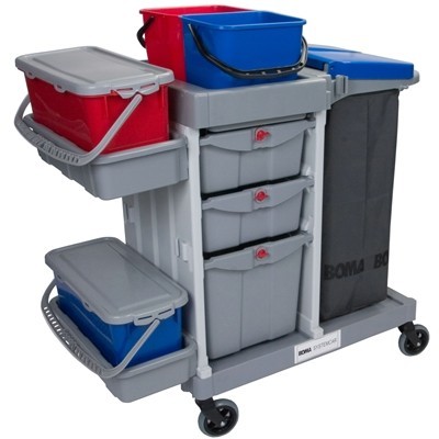 712306: SystemCar 1052 RL Top-Down - avec des roues en caoutchouc et tiroirs verrouillables