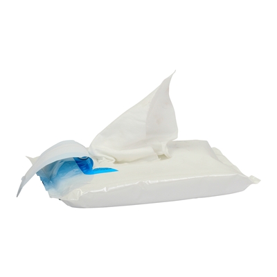 Disposable wet wipes XL - infused cleaning wipes - 44 x 30 cm - resealable pack of 20