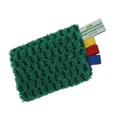 Greenspeed Handscrubby Flex - 14 x 10 cm - VERT