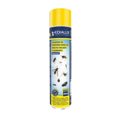 Bombe aérosol contre les insectes rampants et volants - 400 ml (BE-REG-02342, LUX: 23/09/L-000)