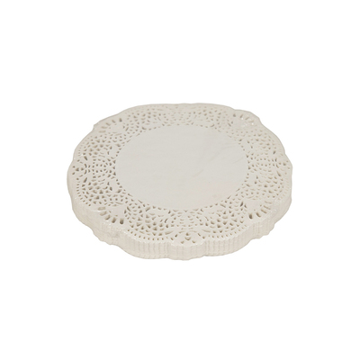 Dentelle ronde blanche