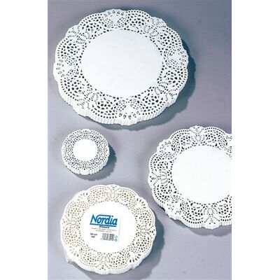 Dentelle ronde blanche
