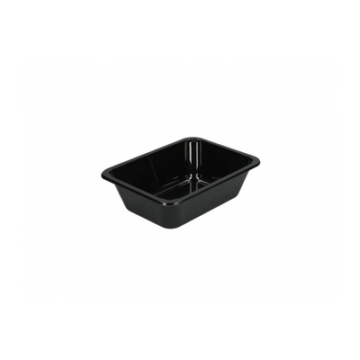 Ravier rect. cpet 1 comp. noir avec fermeture velcro 660cc 500pcs