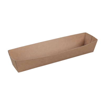 Barquette A16 brun kraft 185x35x33mm 400pcs