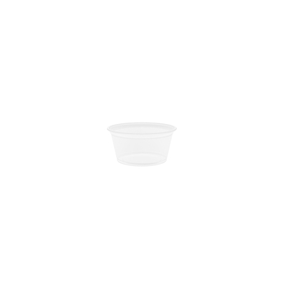 Sauspotje Rond Ps 60ml Transp.
