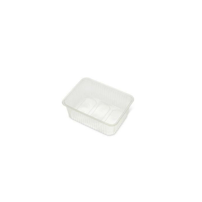 Bakje Rechthoekig 1000 cc - 180 x 133 x 64 mm - 300 stuks - TRANSPARANT