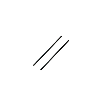 Rietjes herbruikbaar - Ø 8 mm - 24 cm - 250 stuks - ZWART