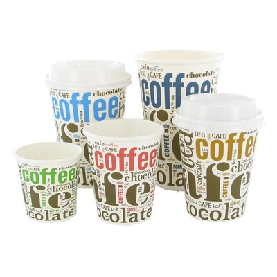 Deksel Koffiebeker Wit 250ml Ø