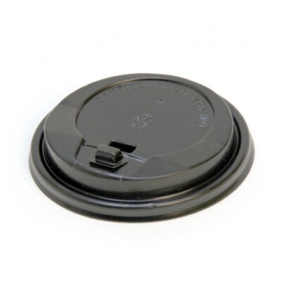 Deksel Koffiebeker Zwart Voor 360 En 480ml 1000st - Inclusief FOST PLUS bijdrage