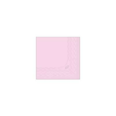 Serviette cocktail rose