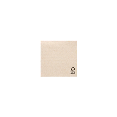 Dp Servet Eco Recycled - 20 x 20 cm - 2400 stuks - NATUREL