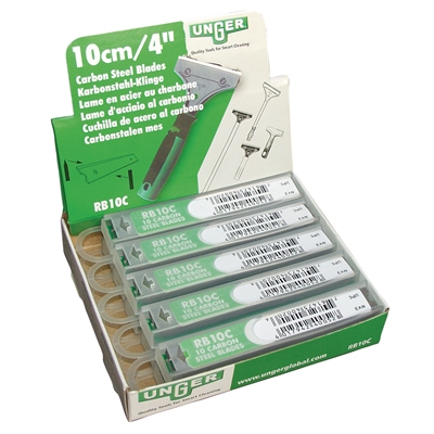 Lames de grattoirs de surfaces - 10 lames - 10 cm