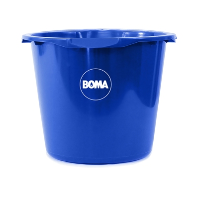 Seau rond 12L BLEU