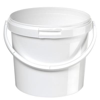 Bucket with handle - 6,5 l - WHITE