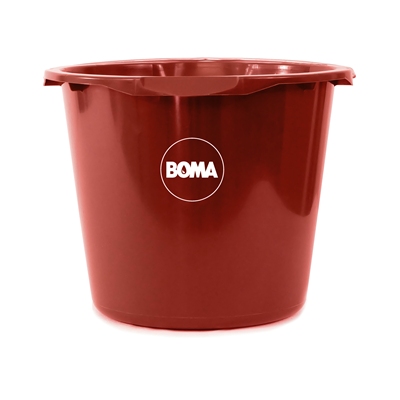 Seau rond 12L ROUGE