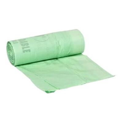 Bio bag - 82 x 85 cm - 30µ - 100 l - roll 20 pieces