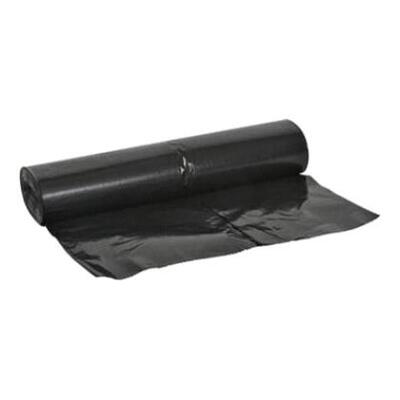 LD zak - 68 x 74 cm - T27 - 50 l - ZWART - rol 25 stuks