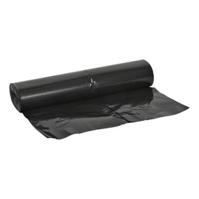 LD zak - 80 x 85 cm - T30 - 100 l - ZWART - rol 25 stuks