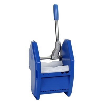 Vertical press with plastic bo
