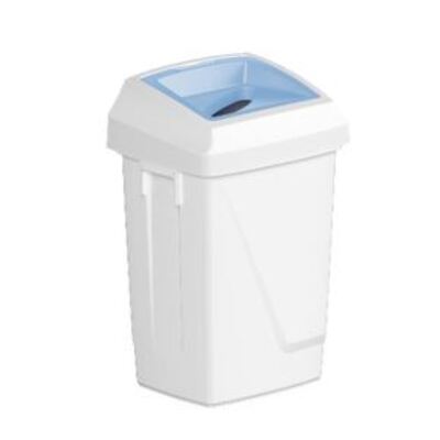 Bomabin Select Fit - 50 l - BLANC - couvercle papier BLEU