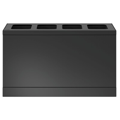Bomabin Select Bica - 4 x 10 l - ANTHRACITE - open/open/open/open