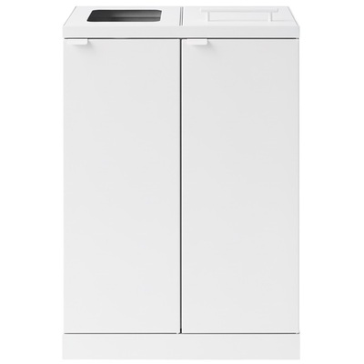Bomabin Select Bica - 2 x 65 l - WHITE - open/lid