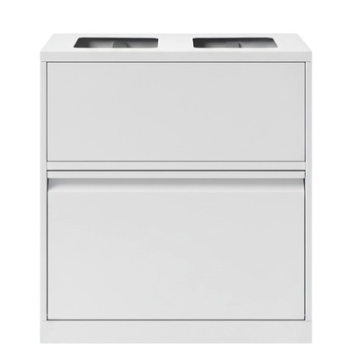 Bomabin Select Bica - 80 l - BLANC - ouvert
