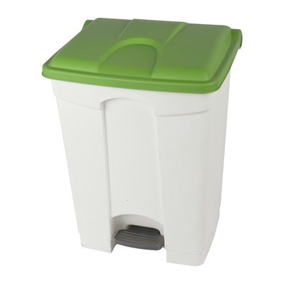 Bomabin Select Pedal Classic - 70 l - WHITE - lid GREEN