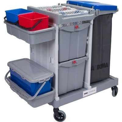 SystemCar 1350 DRL - met rubberen fluisterwielen en lades met slot/sleutel